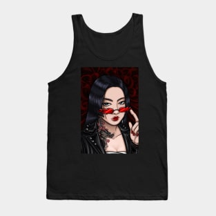 SWAG JAPANESE CHARCOAL'S GIRL Tank Top